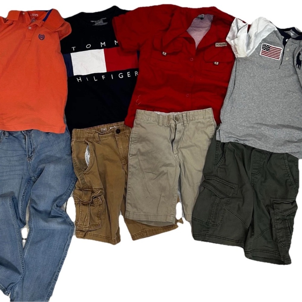 Tommy Hilfiger Columbia champs polo Levi’s gap boys 10/12 4 outfit Bundls